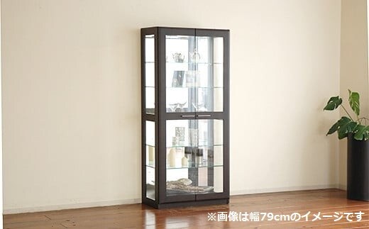 【開梱・設置】ハックル キュリオケース５9cm ウェンジ AL1７９