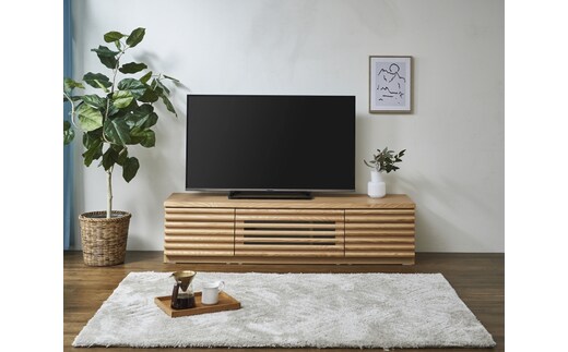 【開梱・設置】アストロ 160cm テレビボード（ナチュラル） AX043-NA