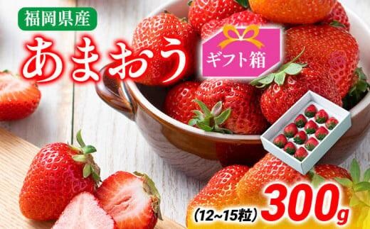 あまおう ギフト箱 約300g 苺 果物 冷蔵 箱入り ギフト 贈り物 送料無料 イチゴ フルーツ ※北海道・沖縄・離島は配送不可 大木町産 南国フルーツ CO005