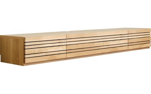 【開梱・設置】テレビボード アクティフ240cm ナチュラル AL319