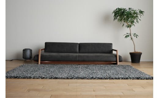 【開梱・設置】ソファ Slow（エスロウ） 200ｃｍ ブラウン/ガウチョダークブラウン AL280