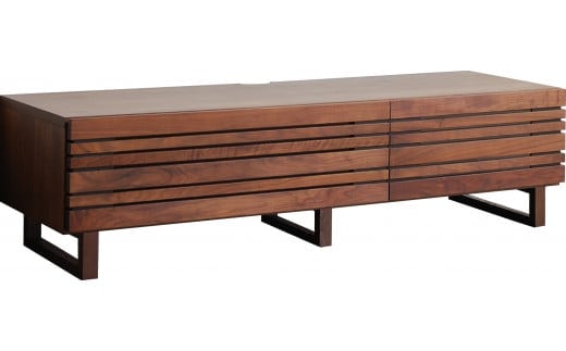 【開梱・設置】エルドラ テレビボードL脚 150cm ブラウン AL246