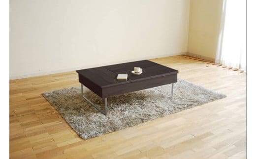 【開梱・設置】リモートワーク デュエ リビングテーブル（金属脚） ウェンジ AL364
