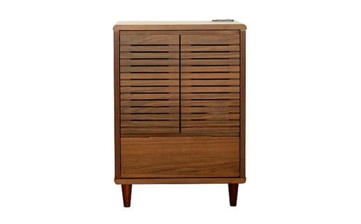 【開梱・設置】モナコ 60cm サイドキャビ（ウォールナット） AX020