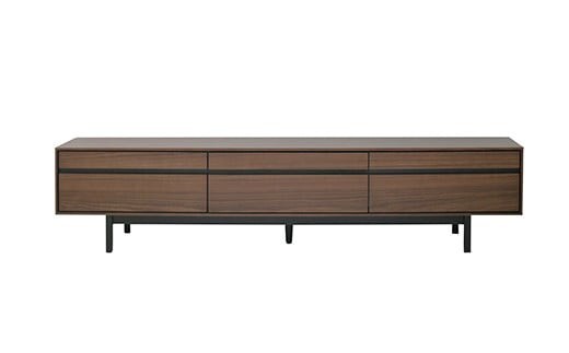 【開梱・設置】ロゼッタ 180cm テレビボード（ウォールナット） AX063