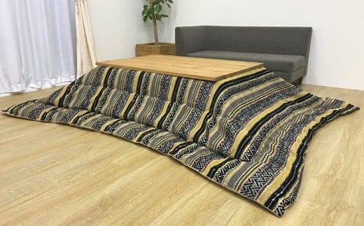 トルコ生地こたつ掛布団（200×250）（イエロー） AA207