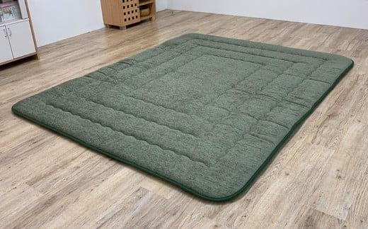 ふっくら敷モデルノ（190×190）（グリーン） AA099