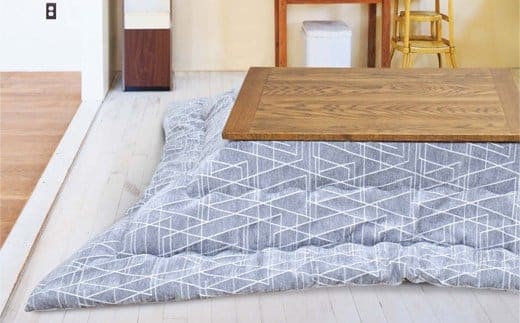 シェニールこたつ掛布団ラハティ（200×250）（グレイ） AA093