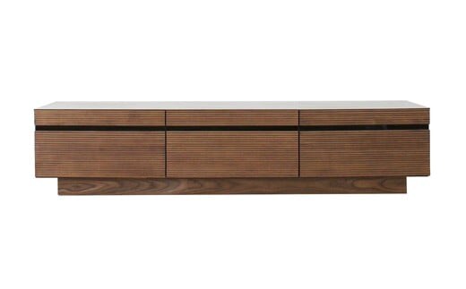 【開梱・設置】ミリオン 180cm テレビボード（ウォールナット） AX042
