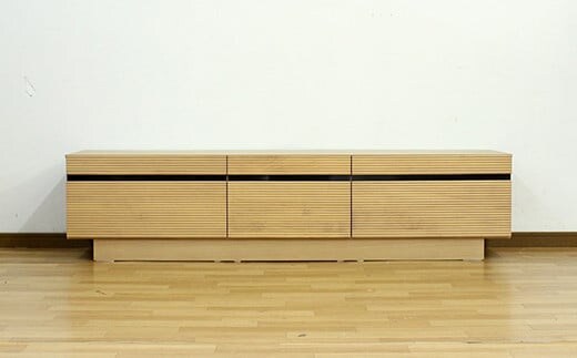 【開梱・設置】ミリオン 166cm テレビボード（ナチュラル） AX023