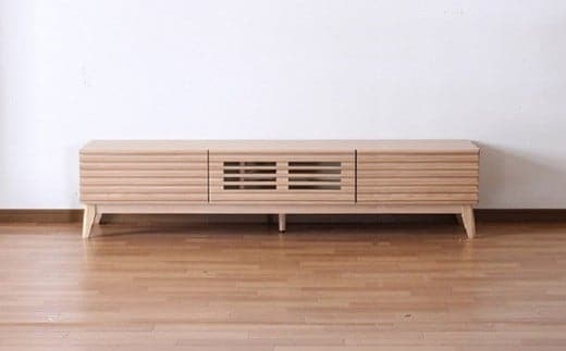 【開梱・設置】アゼル 175cm テレビボード（ナチュラル） AX015