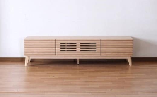 【開梱・設置】アゼル 150cm テレビボード（ナチュラル） AX001