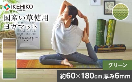 畳ヨガJAPAN ジョイ（60×180）（グリーン） AA051