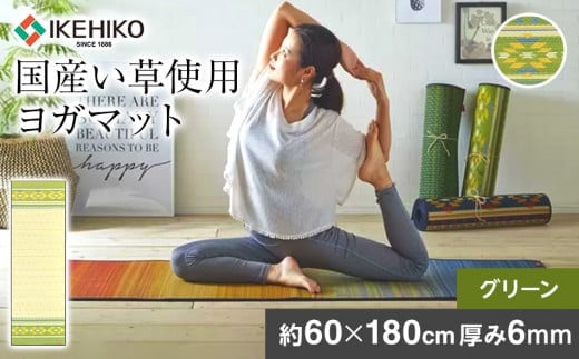 畳ヨガJAPAN アース（60×180）（グリーン） AA042