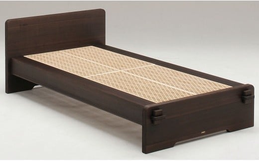 桐組子ベッド「あんばい」焼桐／シングル 総桐組子ベッドは布団の環境を整える特許取得 軽くて丈夫で組立簡単!! ／総桐箪笥和光 AH007