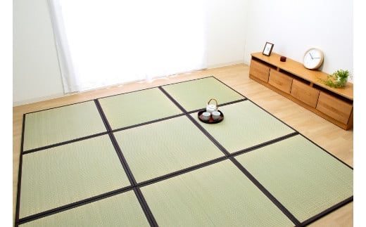 ユニット畳「あぐら」9枚セット（ブラウン） AA313