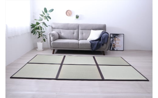 ユニット畳「あぐら」6枚セット（ブラウン） AA312