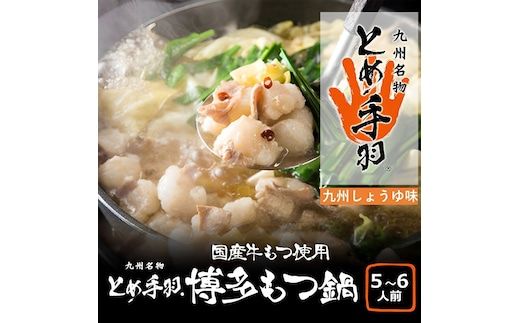 博多 もつ鍋 セット 九州 しょうゆ味 5-6人前 [a9205] 株式会社フェリックス ※配送不可：離島【返礼品】添田町 ふるさと納税