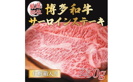 博多和牛サーロインステーキ 250g(250g×1枚) [a9431] 株式会社Meat Plus ※配送不可：離島【返礼品】添田町 ふるさと納税