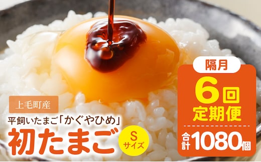 【定期便】かぐやひめ「初たまご」180個 6回（隔月）コース 06T-002