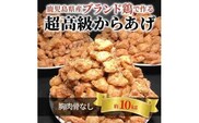 【聖林本店】鹿児島県産ブランド鶏で作る超高級からあげ （胸肉骨なし約10kg）KH4503