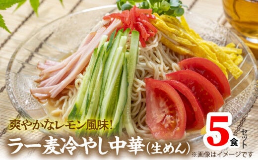 爽やかなレモン風味 ラー麦冷やし中華5食（生めん） PC1305