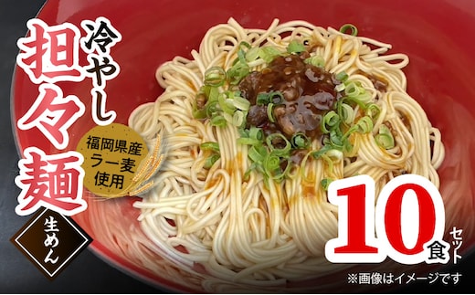 ラー麦（福岡県産小麦）使用の 冷やし担々麺 10食 PC6206