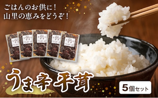 山里の恵み！うま辛平茸５個セット T05904