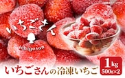 冷凍いちご（いちごさん）1kg（500g×2） _b-502