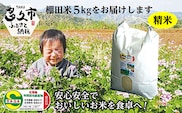 【令和8年産 新米】しょうちゃんの棚田米 夢しずく 米 5kg 佐賀県産 精米 栽培期間中農薬・化学肥料不使用 _b-93