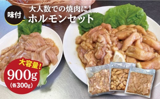 【大容量】プリプリで味わい深い！ホルモン専門店のホルモンセット900g（丸腸・上ホルモン・シマ腸各300g）【三田川ホルモン専門店】吉野ヶ里町 [FAC010]