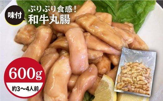 プリプリで味わい深い！ホルモン専門店の和牛丸腸600g（約3〜4人前）【三田川ホルモン専門店】吉野ヶ里町 [FAC006]