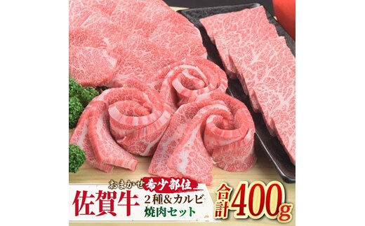＜ひとり贅沢＞佐賀牛 希少部位含むおまかせ焼肉セット3種400g【ミートフーズ華松】 [FAY064]