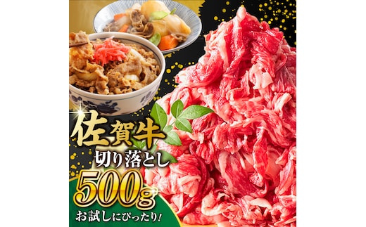 艶さし！ 佐賀牛 切り落とし 肩orバラ 500g 吉野ヶ里町 [FDB006]