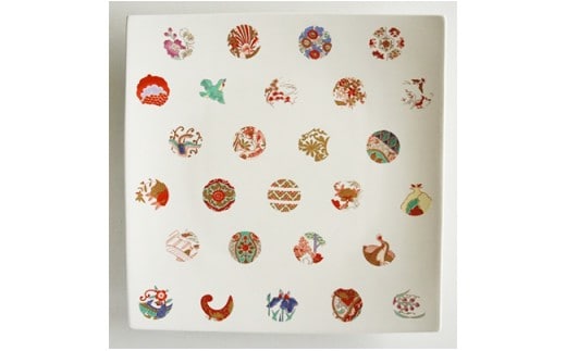 有田焼 ASTEROID(アステロイド)・正方皿(特大) APL アリタポーセリンラボ 有田焼 モダン 大皿 有田焼 角皿 有田焼 四角 おせち 有田焼 A60-2