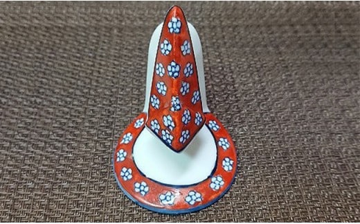 メガネスタンド（梅濃赤） 【九州特産品販売】眼鏡置き場 眼鏡スタンド A12-202