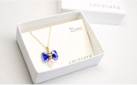 cocosara 有田焼アクセサリー ネックレス【ribbon】 A35-59