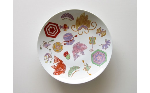 ARITA PORCELAIN LAB(アリタポーセリンラボ) 宝づくし・大皿 有田焼 おめでたい おせち A60-28