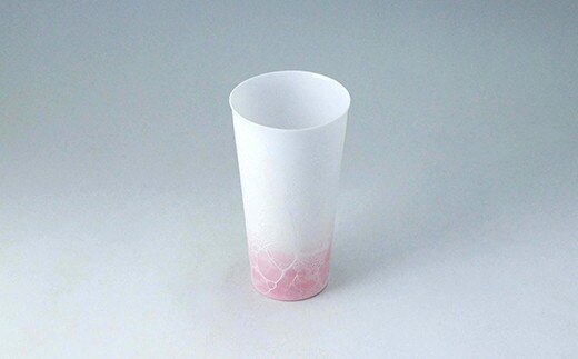 やま平窯元 エッグシェル タンブラーM 泡 Pink A22-89