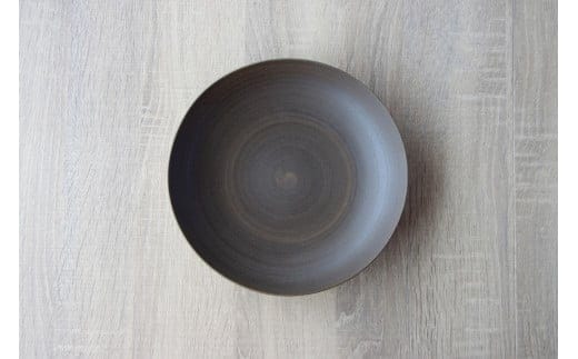 有田焼 Koselig-arita multi plate ダークブラウン 【山忠】 器 うつわ 食器 皿 丸皿 北欧 シンプル モダン ワンプレート マルチプレート パスタ皿 カレー皿 軽量 A12-169