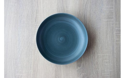 有田焼 Koselig-arita multi plate ネイビー 【山忠】 器 うつわ 食器 皿 丸皿 北欧 シンプル モダン ワンプレート マルチプレート パスタ皿 カレー皿 軽量 A12-170