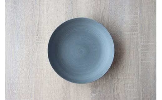 有田焼 Koselig-arita multi plate グレー 【山忠】 器 うつわ 食器 皿 丸皿 北欧 シンプル モダン ワンプレート マルチプレート パスタ皿 カレー皿 軽量 A12-171