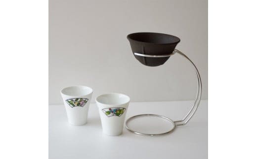 セラミックフィルターNS-02＆フレーム ミニカップ 2個 東洋セラミックス A14-147