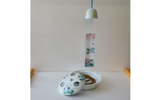 有田焼 蚊やり＆風鈴（ほたる）東洋セラミックス A18-198 