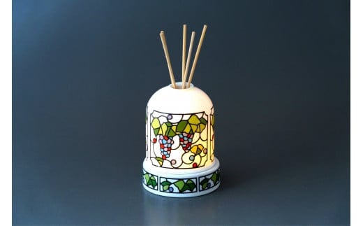 有田焼 フレグランススタンド（灯り付）ビートロぶどう 東洋セラミックス A17-11