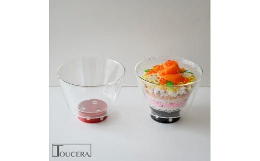 有田焼 ブラボウル 大 (水玉 赤 / 黒) 2個セット【東洋セラミックス】食器 器 うつわ 丼 小丼 ボウル フリーボウル おしゃれ レンチン 耐熱 ダブルウォールボウル A35-375