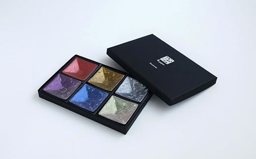 有田焼 麟 Lin 角型豆皿 6色セット【金照堂】和食器 食器 うつわ 器 皿 豆皿 まめざら 箸置き 箸置 はしおき 6枚 セット 華やか おしゃれ カラフル A35-364