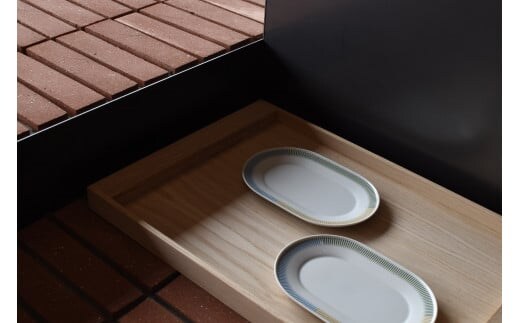 1616/ PC Oval Plate 200 2枚セット【1616/arita japan】有田焼 食器 器 皿 中皿 楕円皿 プレート オーバルプレート ホワイト シンプル A27-19