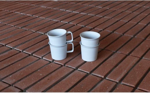 1616/ TY Coffee Cup Gray 4個セット【1616/arita japan】有田焼 食器 カップ コーヒーカップ グレー シンプル 35000円 3.5万円 A35-624