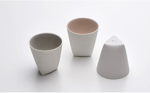 2016/ CH Coffee Cup set【2016/オリジナル】有田焼 食器 カップ コーヒーカップ 3個 ホワイト グレー ピンク シンプル AA35-650